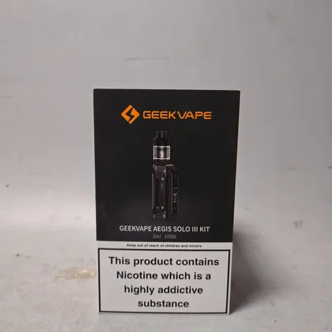 BOXED GEEK VAPE AEGIS SOLO III KIT IN RAINBOW