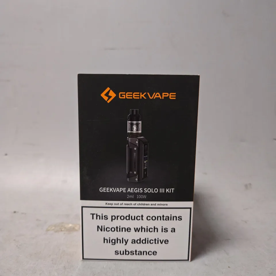 BOXED GEEK VAPE AEGIS SOLO III KIT IN RAINBOW