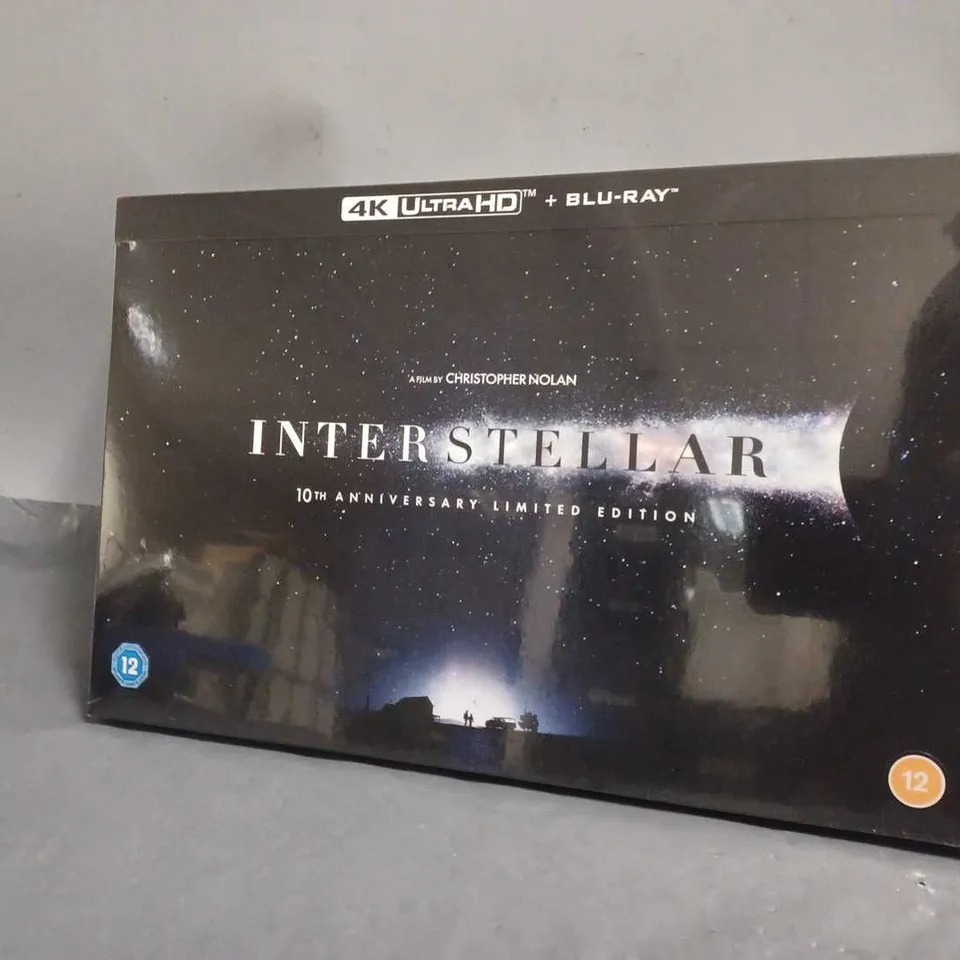 SEALED INTERSTELLAR 10TH ANNIVERSARY LIMITED EDITION BLU RAY