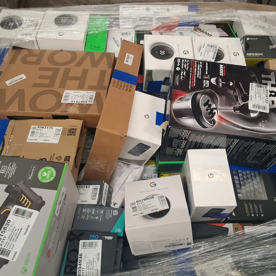 PALLET OF APPROXIMATELY 172 UNPROCESSED RAW RETURN HIGH VALUE ELECTRICAL GOODS TO INCLUDE;
