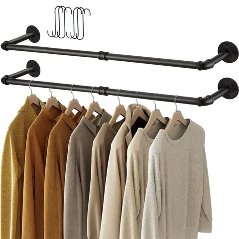 BOXED HATOLINA 92CM CLOTHES RACKS (SET OF 2)