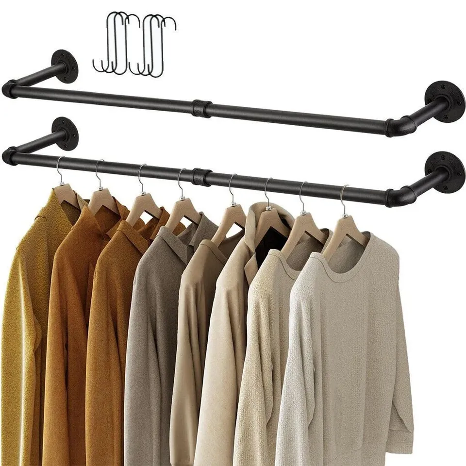 BOXED HATOLINA 92CM CLOTHES RACKS (SET OF 2)