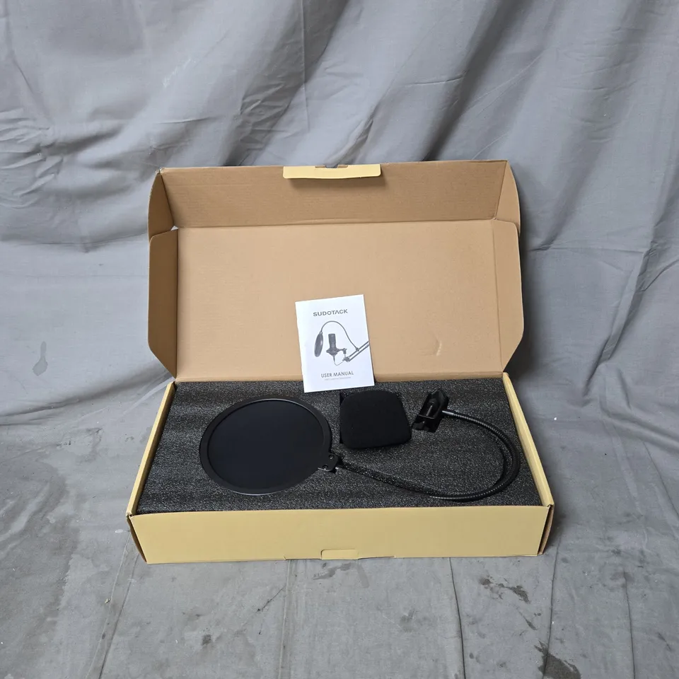 SUDOTACK ST-800 USB CONDENSER PODCASTING MICROPHONE SET – BOXED