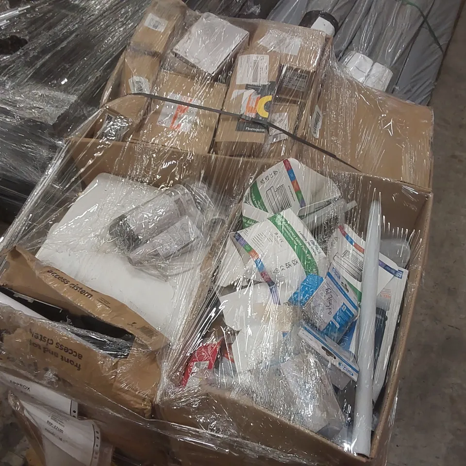 PALLET CONTAINING APPROXIMATELY 120x MIXED PLUMBING PRODUCTS