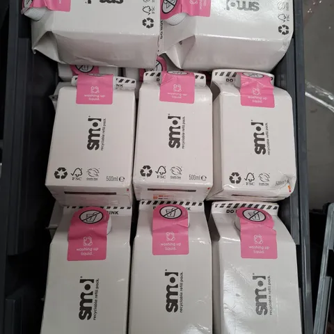 APPROXIMATELY 20 SMOL WASHING UP LIQUID REFILLS - 500ML PER CARTON