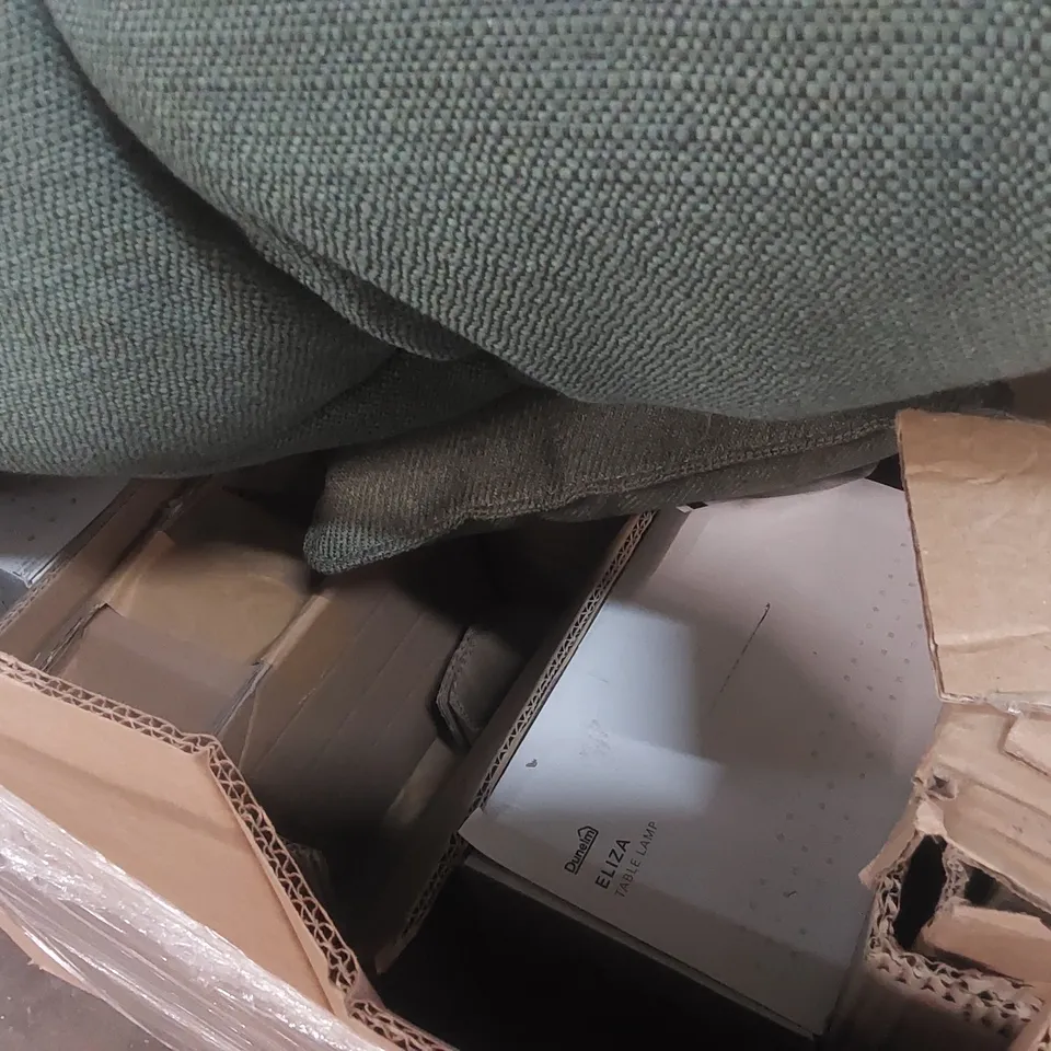 PALLET CONTAINING A LARGE QUANTITY OF ASSORTED LIGHTING PRODUCTS/FURNITURE PARTS ECT