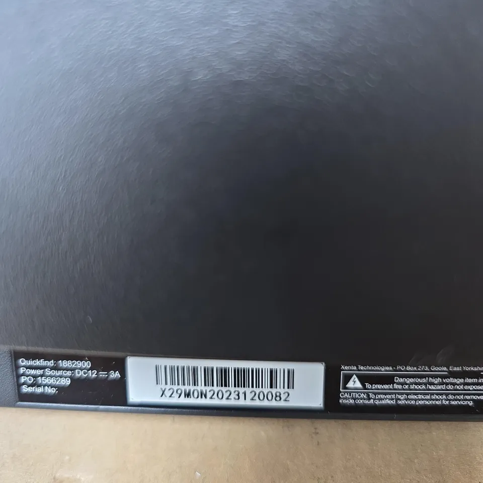 XENTA 29" LED  MONITOR – MODEL X29MON – BLACK