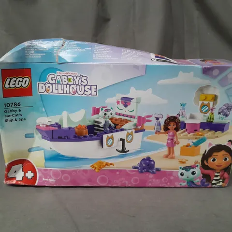 LEGO GABBYS DOLLHOUSE GABBY & MERCATS SHIP & SPA - 10786