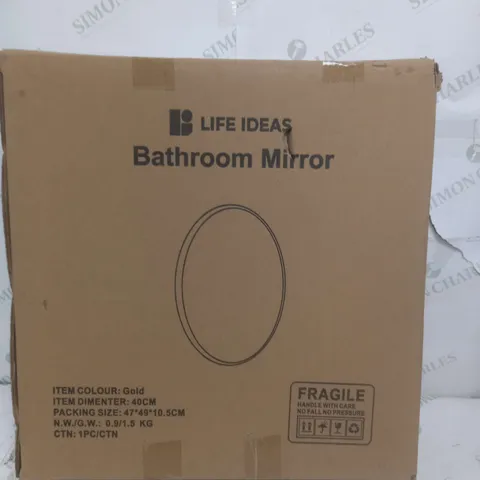 BOXED LIFE IDEALS BATHROOM MIRROR