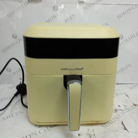 BOXED COOKS ESSENTIALS 5.8L AIR FRYER IN CREAM