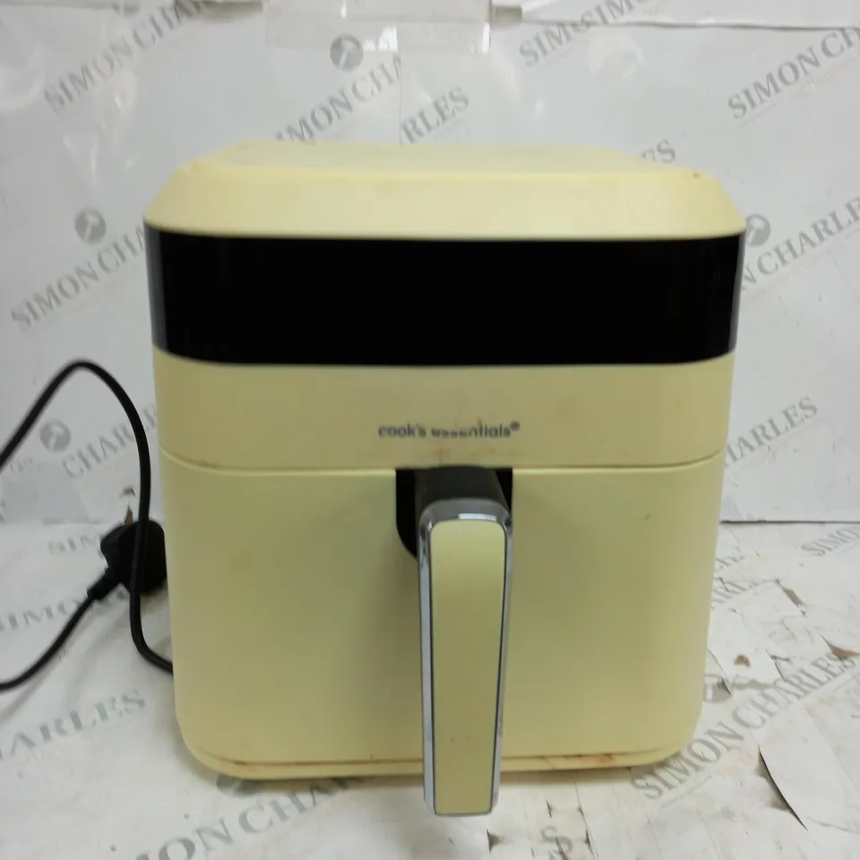 BOXED COOKS ESSENTIALS 5.8L AIR FRYER IN CREAM