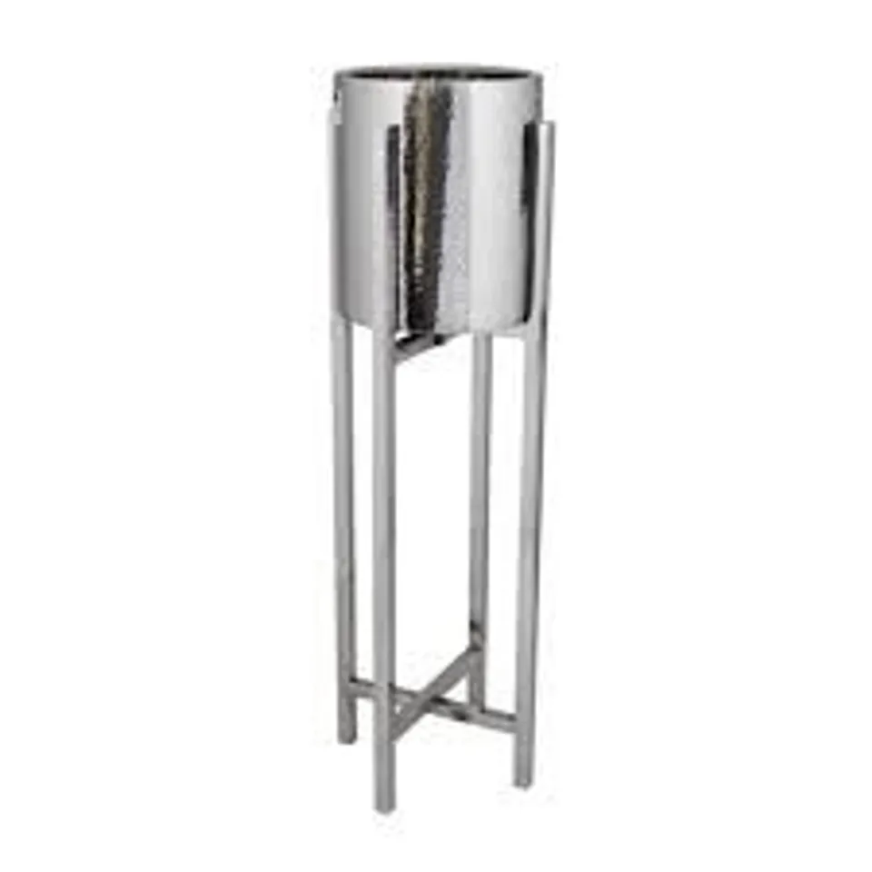 BRAND NEW BOXED HOMESDIRECT365 28CM STAINLESS STEEL WINE COOLER BOWL ON STAND 