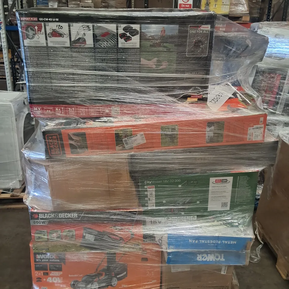PALLET OF APPROXIMATELY 20 UNPROCESSED RAW RETURN HOUSEHOLD AND ELECTRICAL GOODS TO INCLUDE;