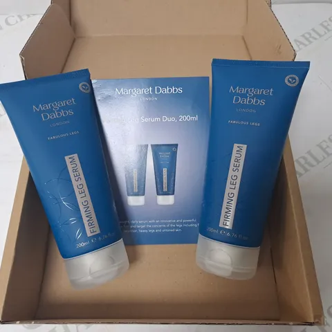 PAIR OF MARGARET DABS 200ML FIRMING LEG SERUMS