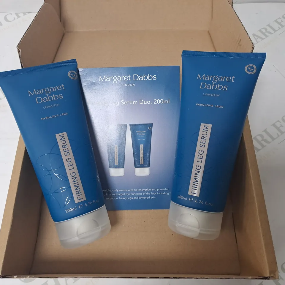 PAIR OF MARGARET DABS 200ML FIRMING LEG SERUMS