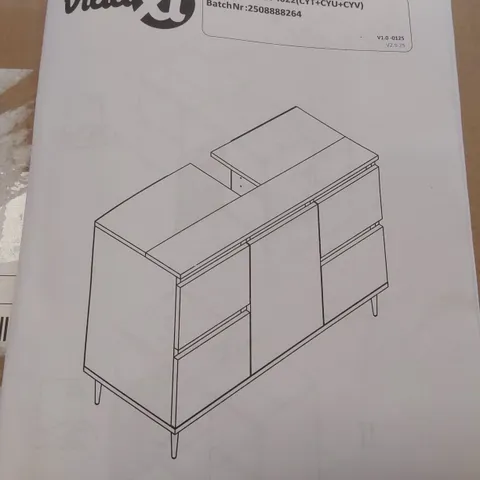 BOXED 5-3 UNDER SINK CABINET (1 BOX)