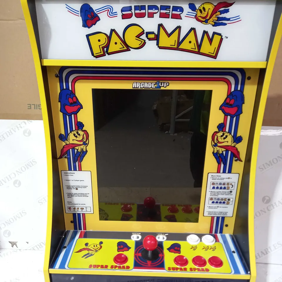 ARCADE1UP PARTYCADE PLUS 17" LCD MACHINE - SUPER PACMAN
