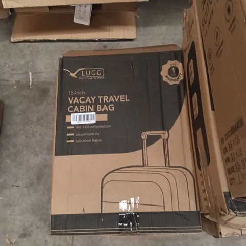  BOXED LUGG TRAVEL SUITCASE