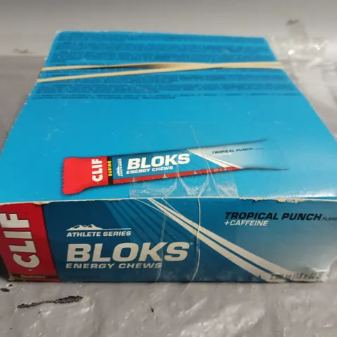 17 BOXED CLIF ATHLETE SERIES BLOKS ENERGY CHEWS