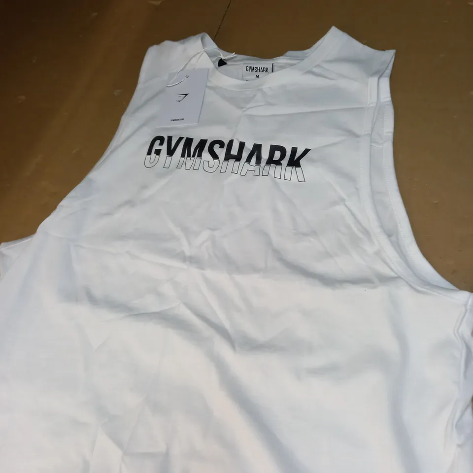 GYMSHARK FRACTION TANK TOP SIZE M