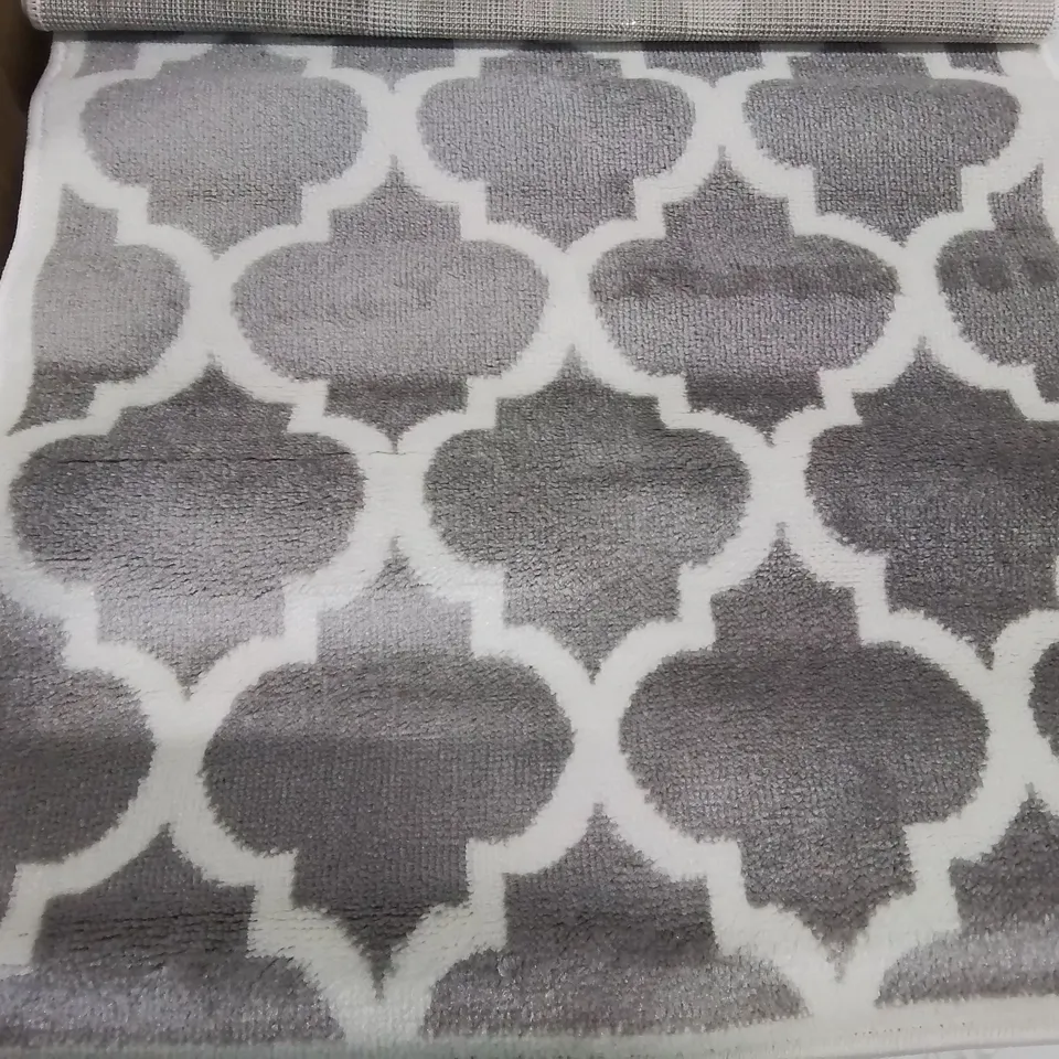 BRAND NEW BAGGED PACO HOME 066 SINAI RUG IN GREY - 60x 100cm