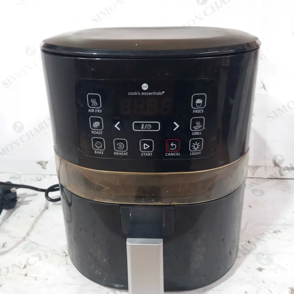 COOK'S ESSENTIALS 4.0L AIR FRYER - BLACK