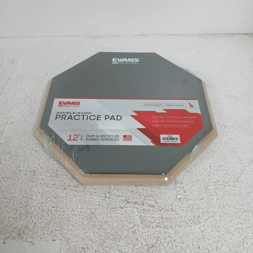 EVANS REAL FEEL 12-INCH DOUBLE-SIDED PRACTICE PAD