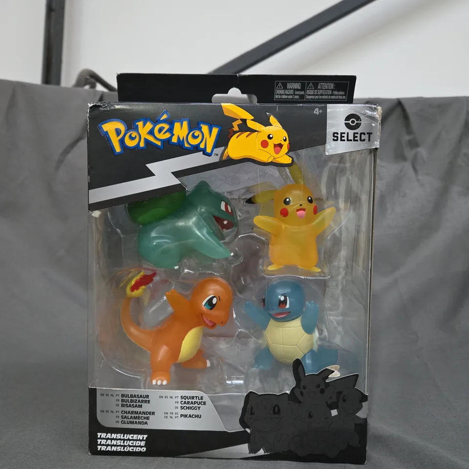 POKEMON TRANSLUCENT FIGURINES