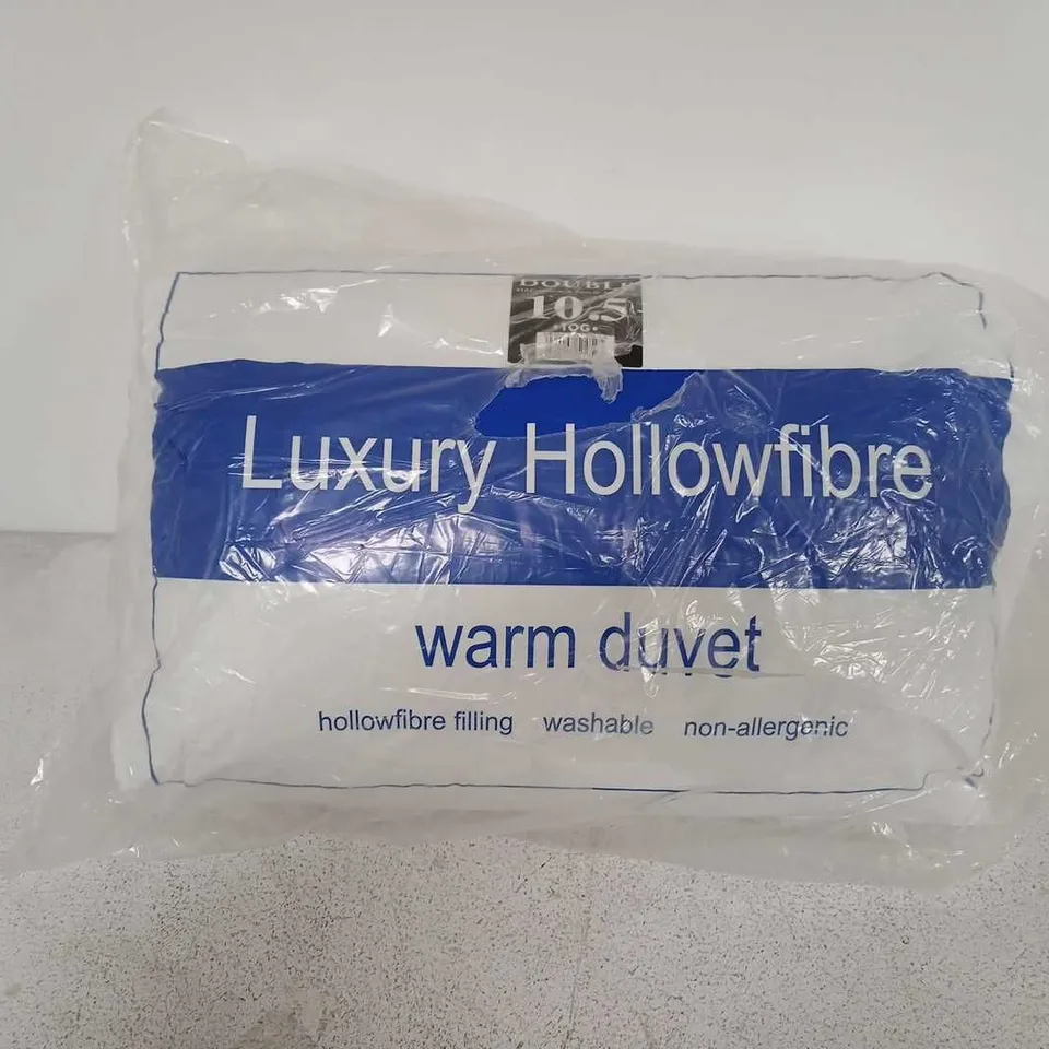 LUXURY HOLLOWFIBRE DUVET – WARM 10.5 TOG DOUBLE