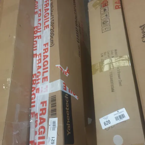 BOXED COLOR & SIZE METAL BED - WHITE // SIZE: 150 X 200cm (1 BOX)