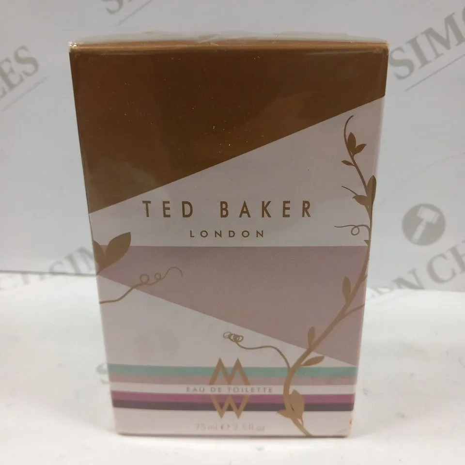 BOXED AND SEALED TED BAKER EAU DE TOILETTE 75ML