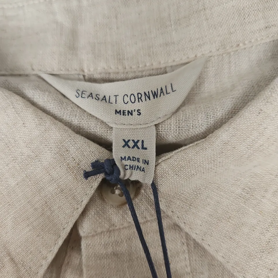 SEASALT CORNWALL MEN'S LINEN SHIRT – XXL
