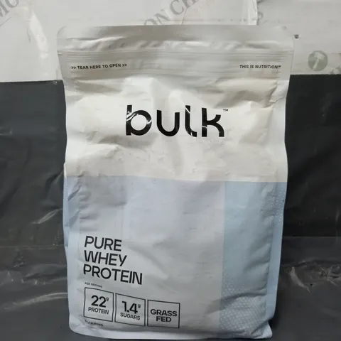 SEALED BULK PURE WHEY PROTEIN IN VANILLA 1KG