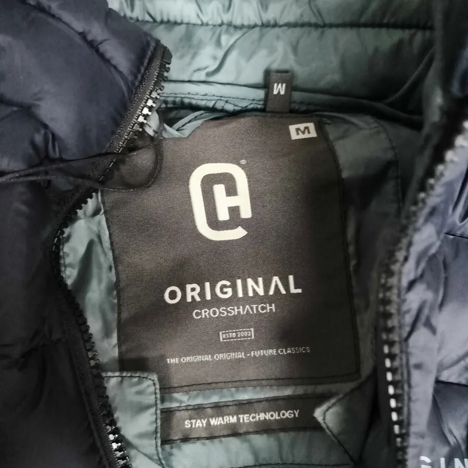 CROSSHATCH GATTERING GILET IN DARK NAVY - MEDIUM