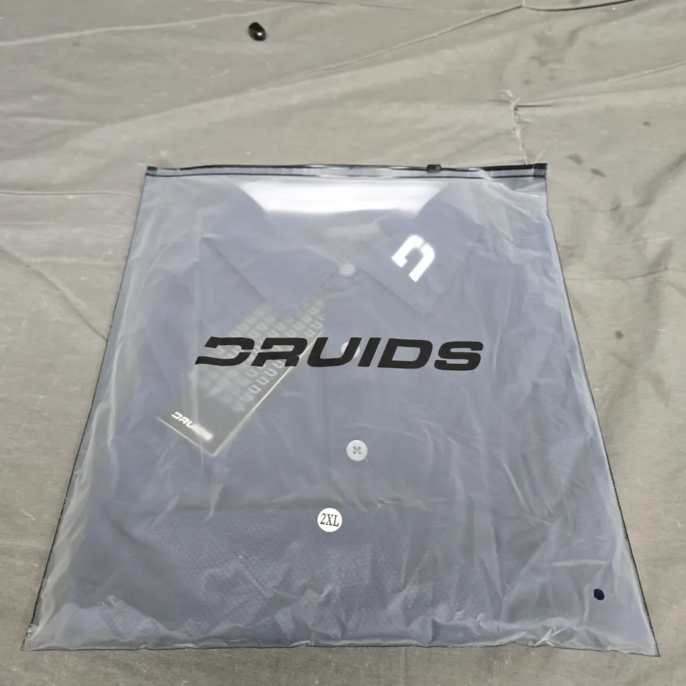 BAGGED DRUIDS HONEYCOMB POLO - SIZE 2XL