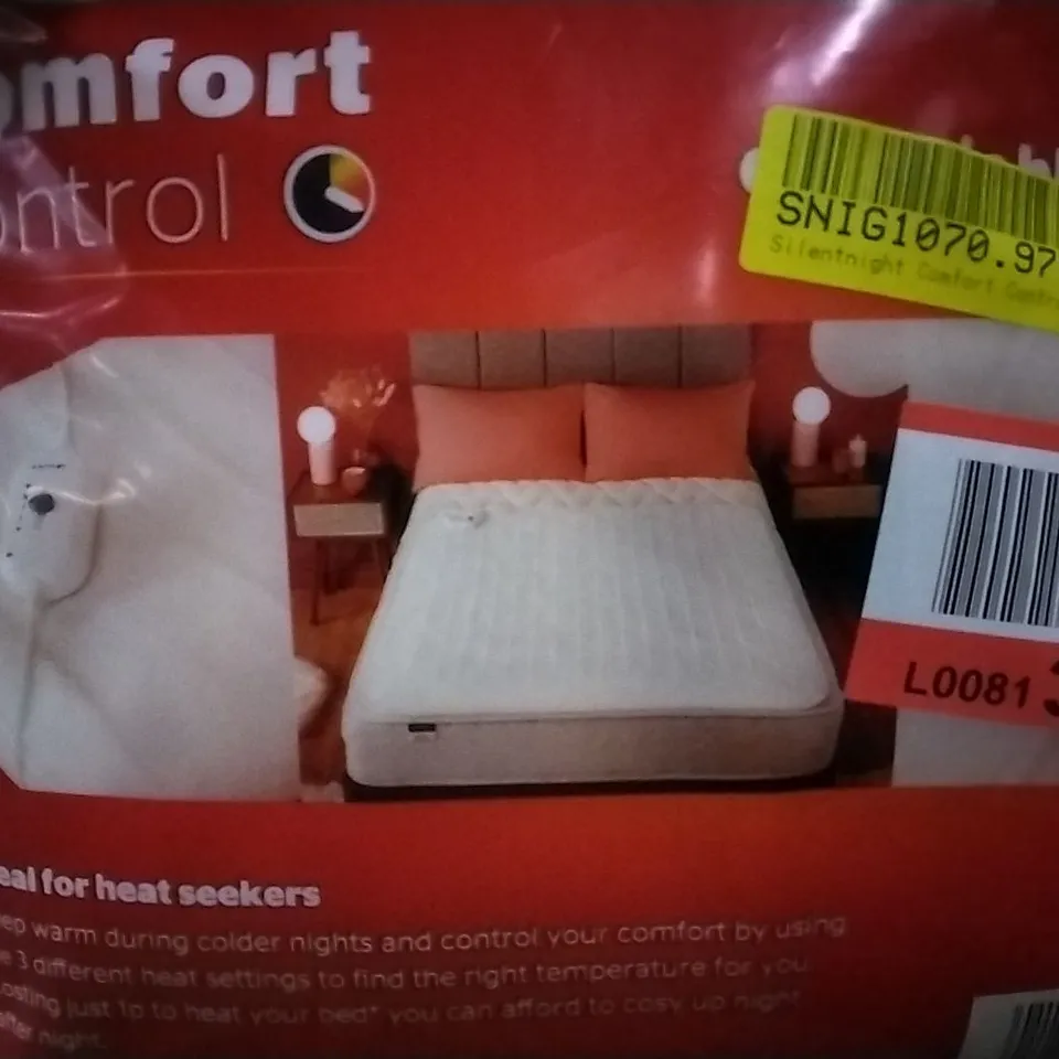 BAGGED SILENTNIGHT COMFORT CONTROL ELECTRIC BLANKET