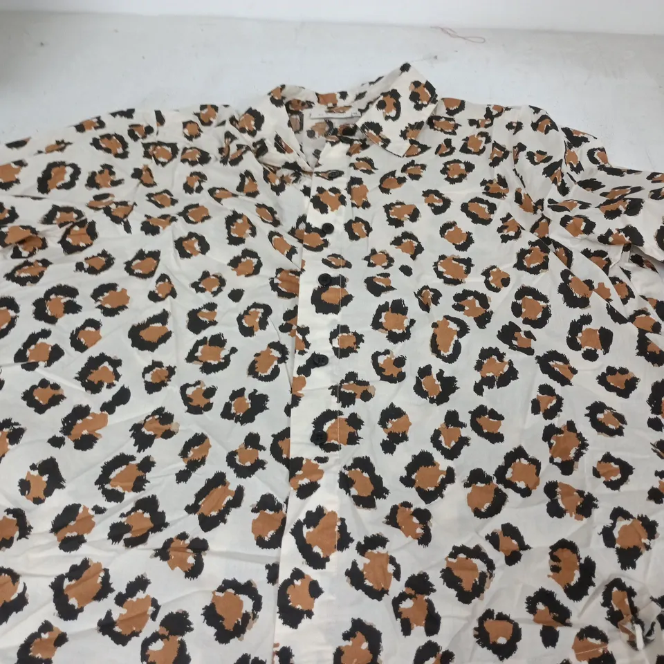 MASAI COPENHAGEN LEOPARD PRINT SHIRT – WOMEN'S, SIZE M