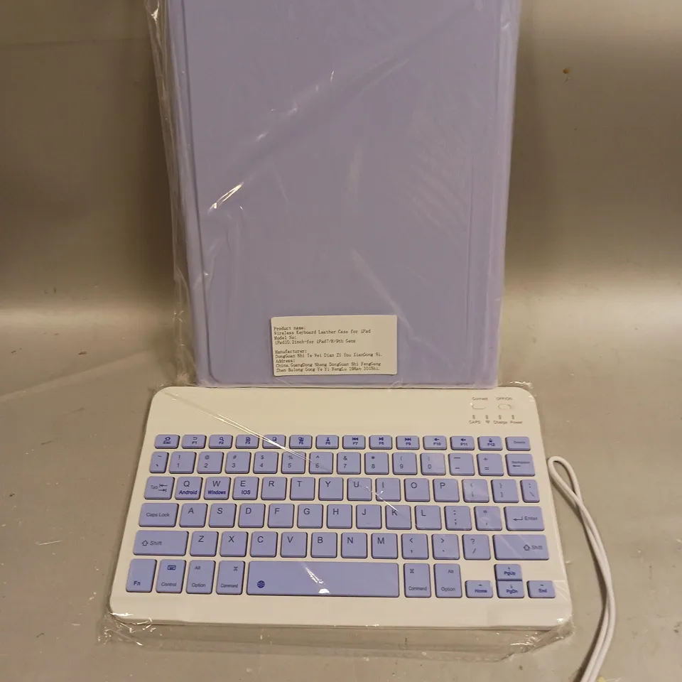 BOXED STWMOOCE WIRELESS KEYBOARD LEATHER CASE FOR IPAD 7/8/9TH GEN 