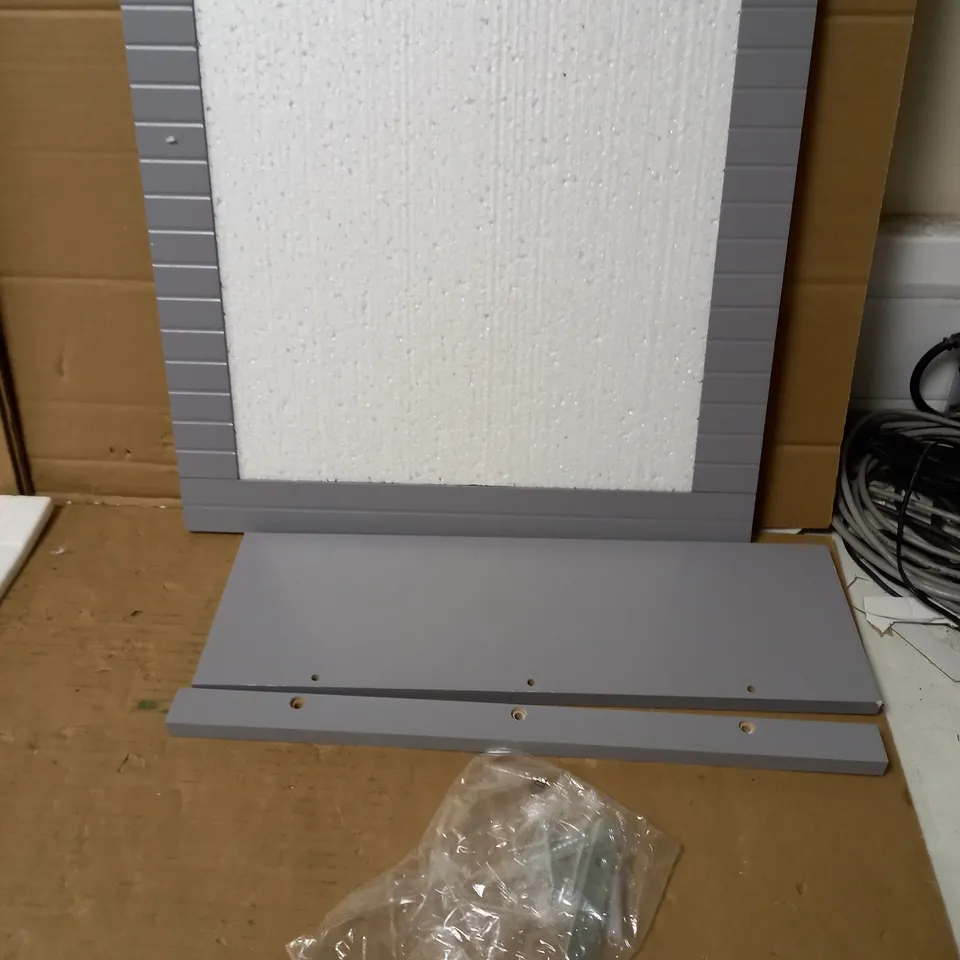 TOP HOME SOLUTIONS GREY BATHROOM WALL MIRROR