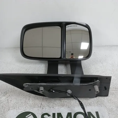 CAR WING MIRROR ASSEMBLY WITH DUAL MIRRORS AND POWER CABLE