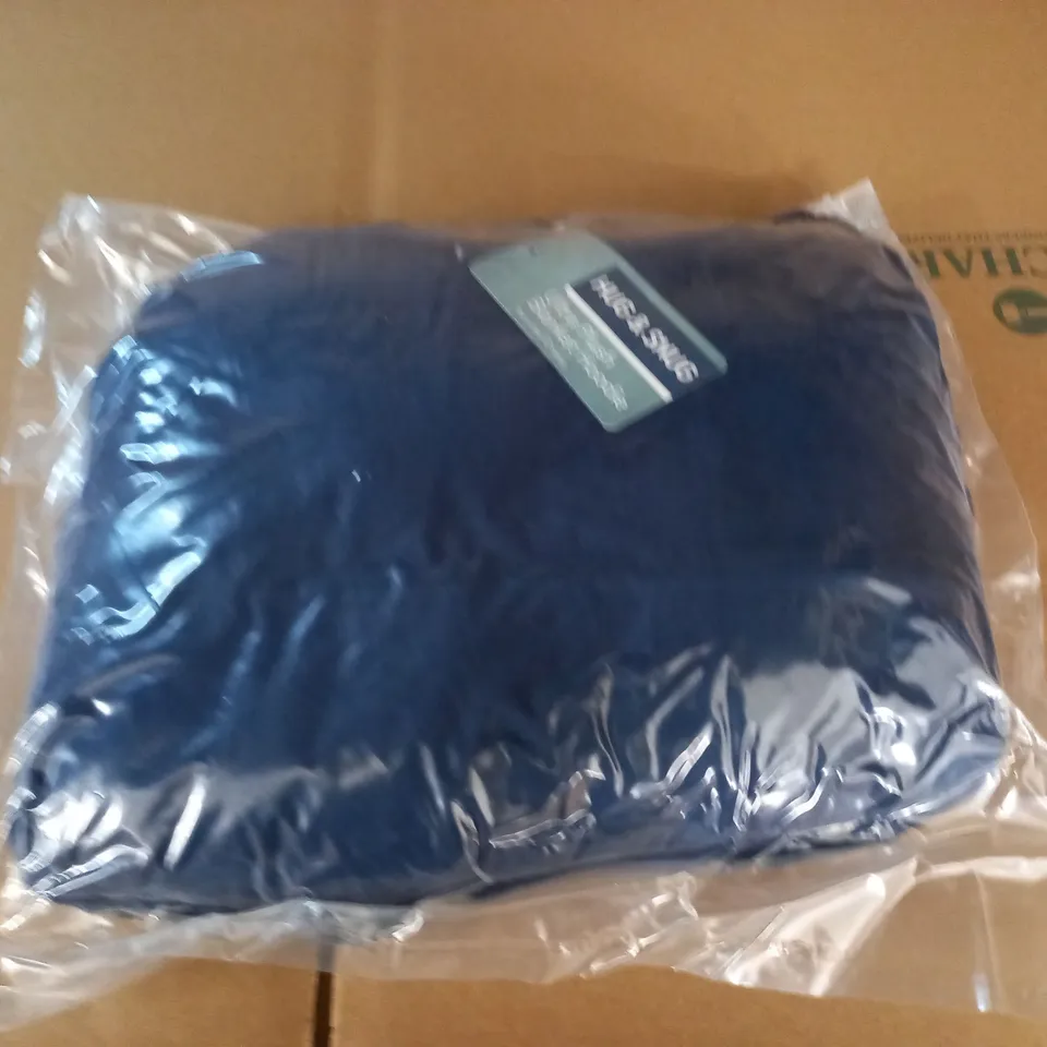 BAGGED HUG & SNUG ULTRA PLUSH BLANKET HOODIE 