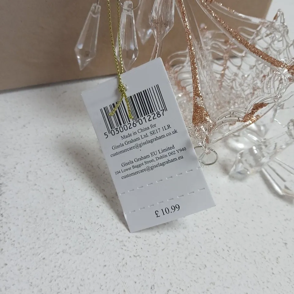 LOT OF 6 BRAND NEW GISELLA GRAHAM CHANDELIER HANGING TREE DECORATIONS 