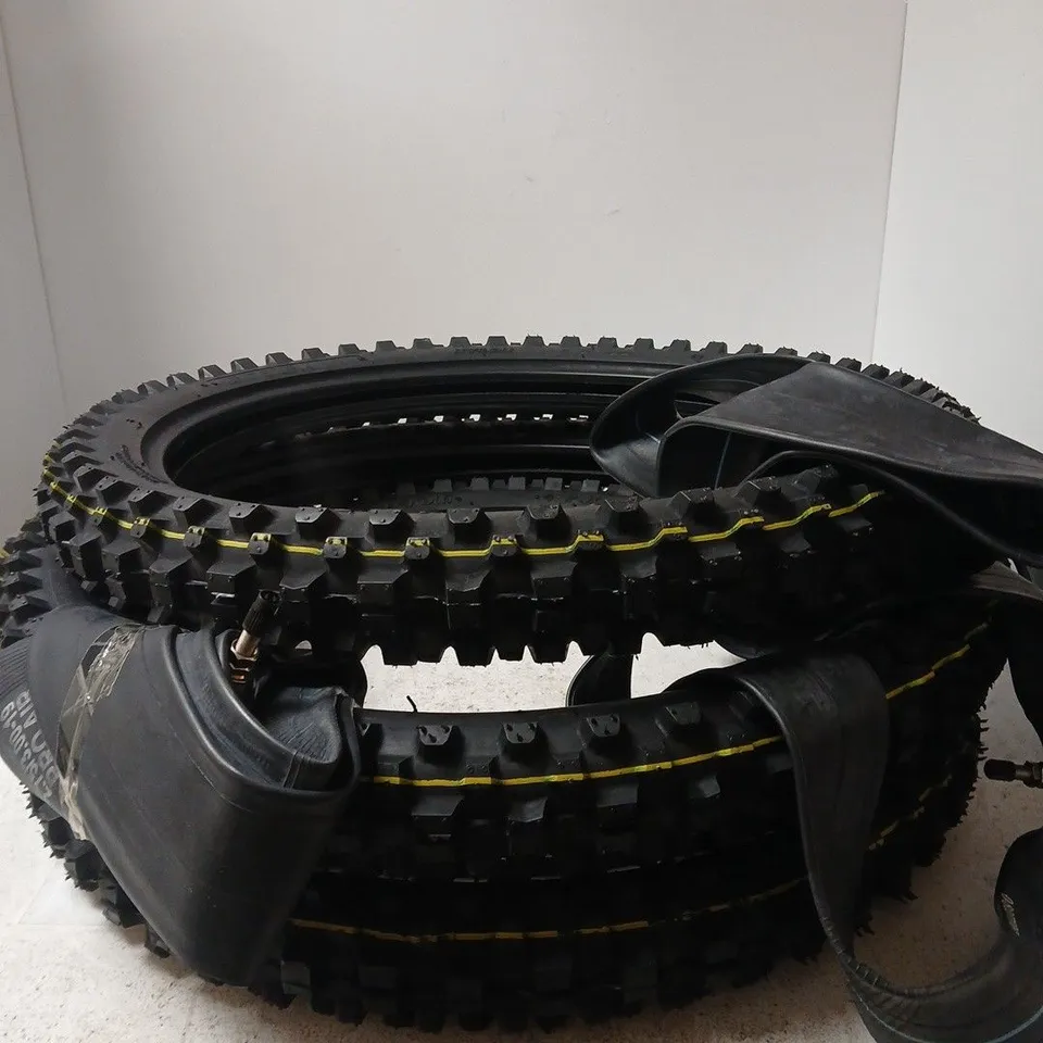 SET OF THREE OFF-ROAD TYRES