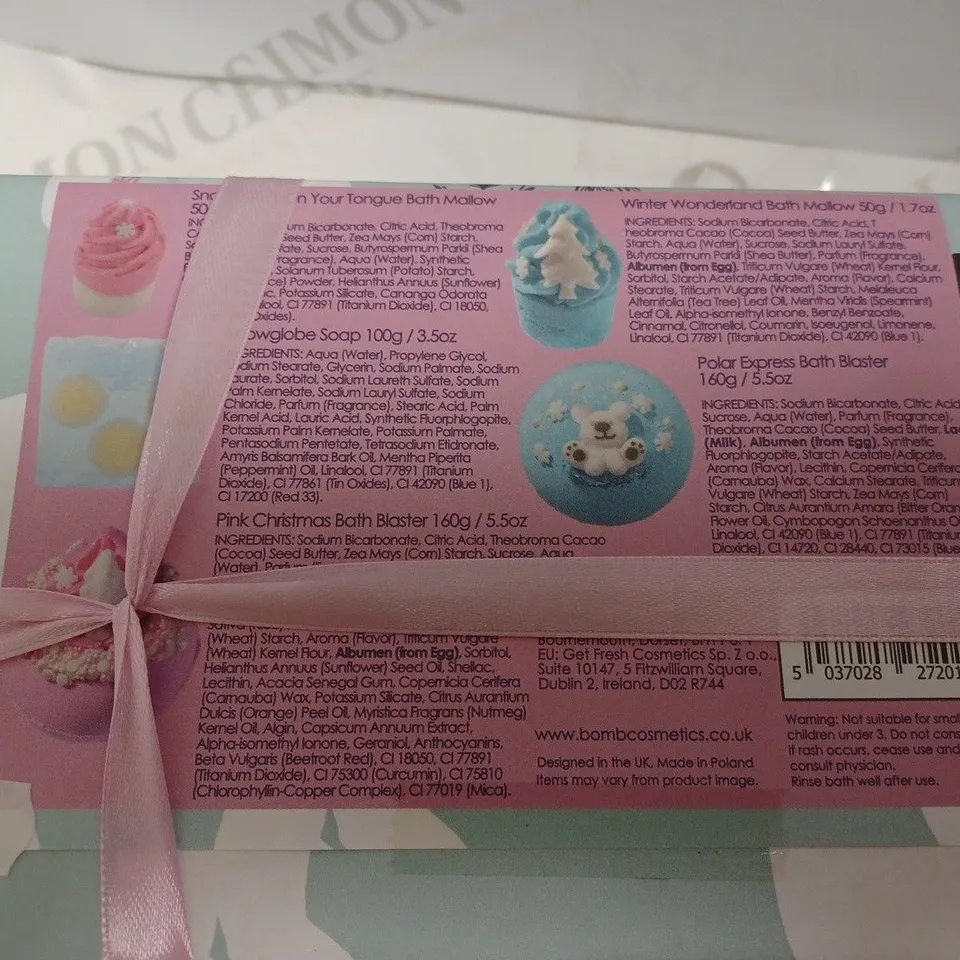 BOX OF BOMB COSMETIC CRUELTY FREE BATH BOMBS