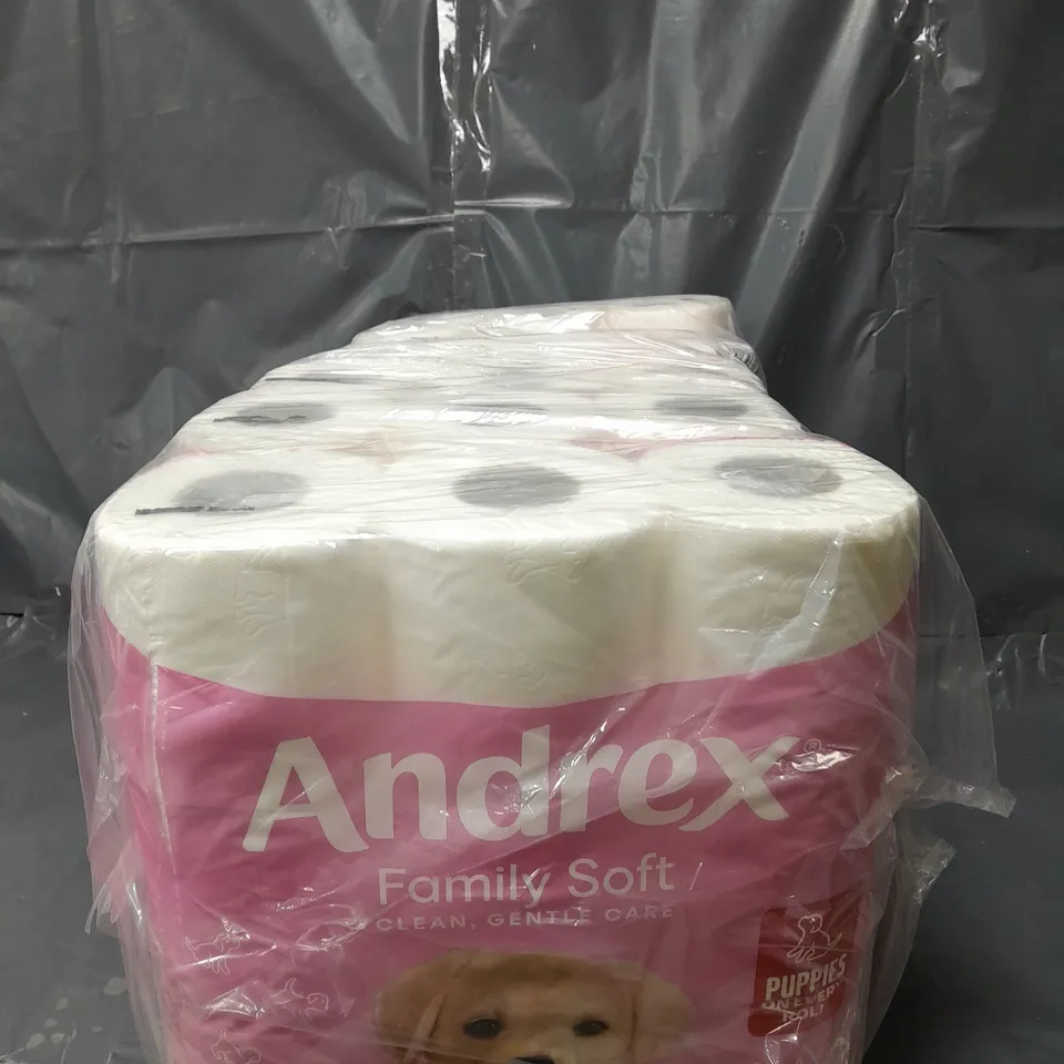 5 PACKS OF ANDREX FAMILY SOFT ROLLS (9 ROLLS PER PACK)