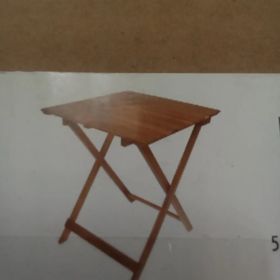 BOXED VIRGINIA FOLDING WOODEN CHAIR