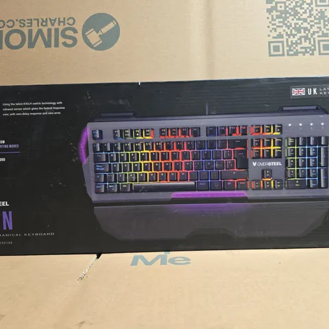 OVERSTEEL IRON RGB MECHANICAL KEYBOARD