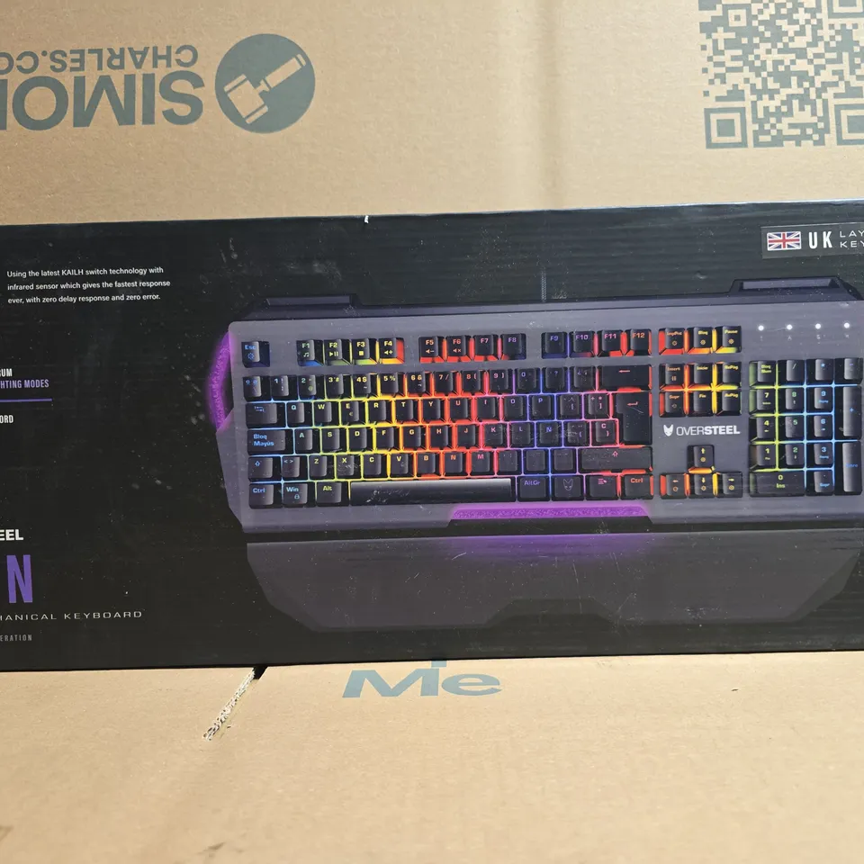 OVERSTEEL IRON RGB MECHANICAL KEYBOARD