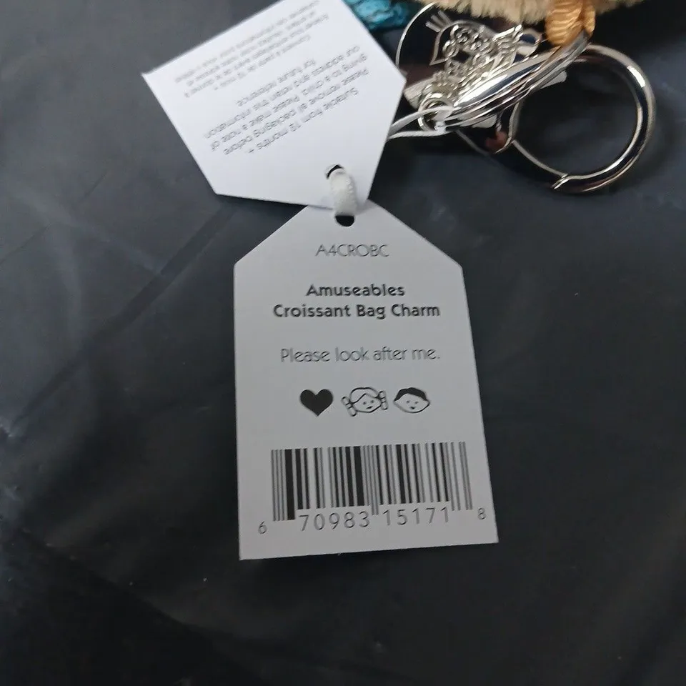 JELLYCAT AMUSEABLES CROISSANT BAG CHARM