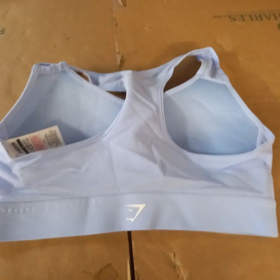 GYMSHARK BLUE TRAINING BRA - S